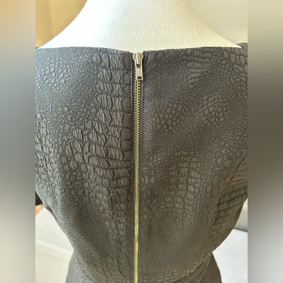 French Connection Women's Croc Luxe Short Sleeve
Sheath Dress Size 8 - Picture 6 of 8